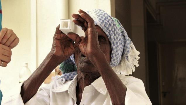 now, you can test your eyes at home
